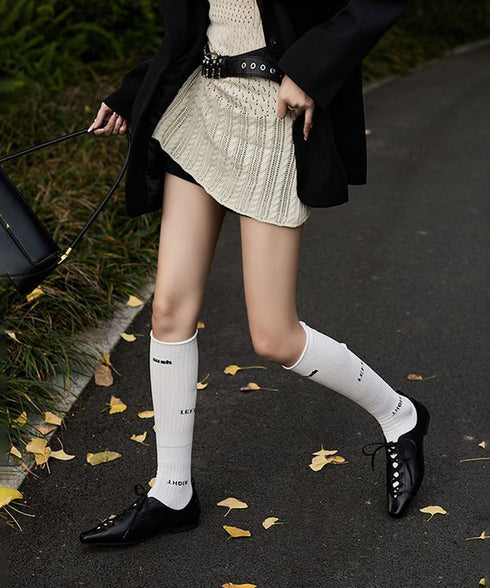 Lace Up Flats